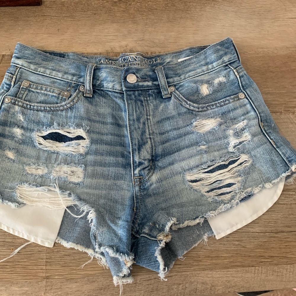 american eagle jean shorts